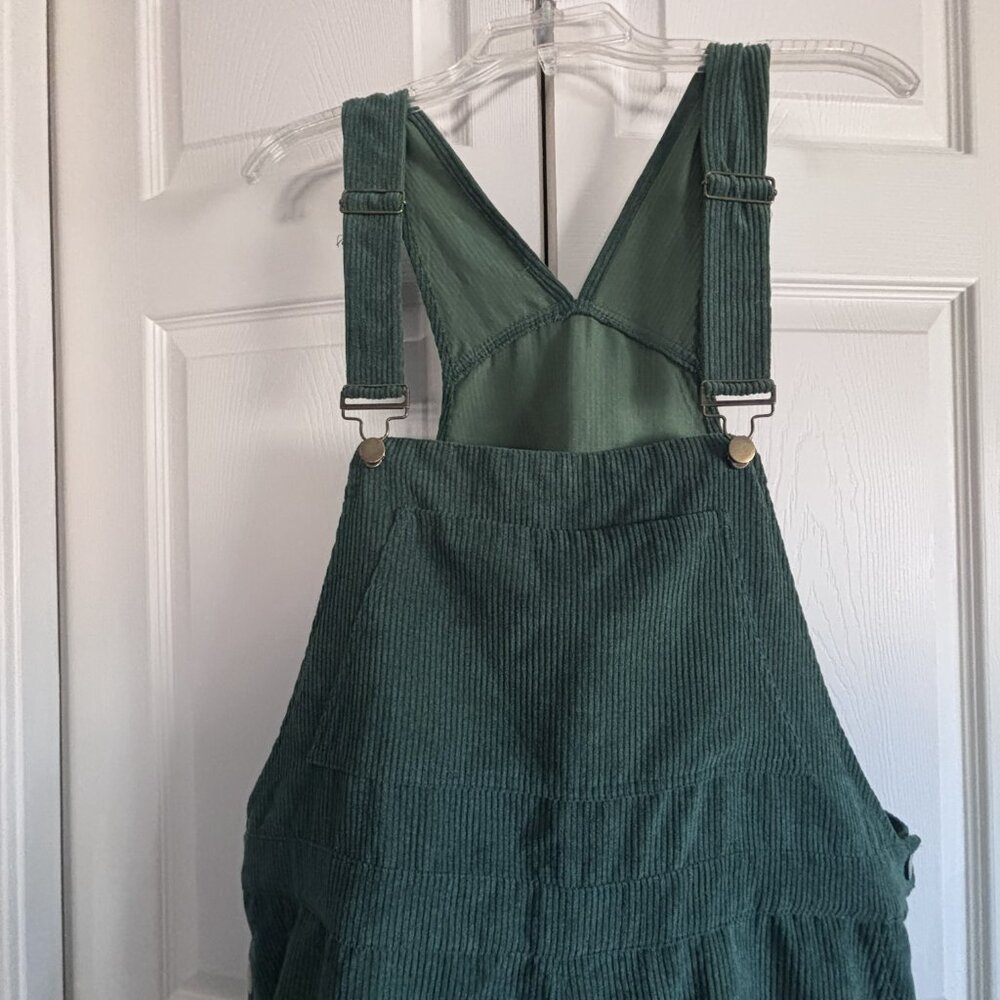 Cider Green Corduroy Shortalls Overalls Size 4X - Picture 2 of 4
